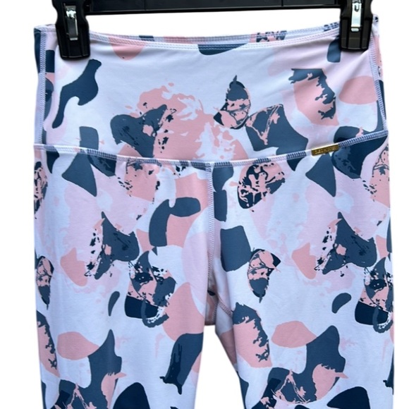 Cleo Harper Havana Leggings Size Medium White Pink Blue Multicolor - Picture 4 of 13